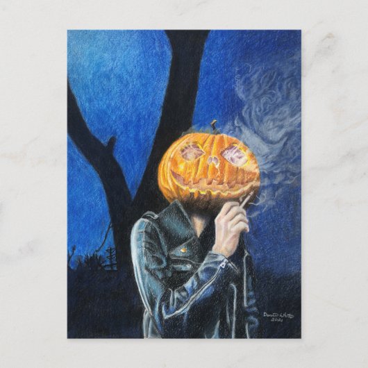 Headless Biker Postkarte (Vorderseite)