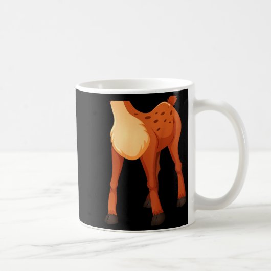 Headless Deer Lazy Diy Halloween Costume Funny Ani Kaffeetasse (Rechts)