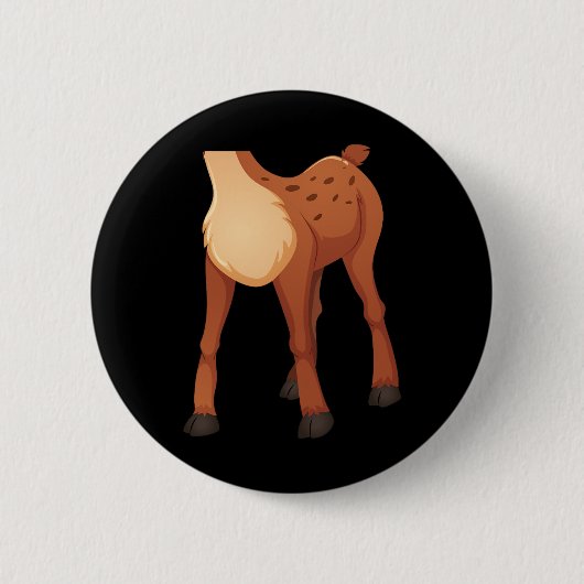 Headless Deer Lazy Diy Halloween Kostüm Spaß Anima Button (Vorderseite)