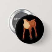 Headless Deer Lazy Diy Halloween Kostüm Spaß Anima Button (Vorne & Hinten)