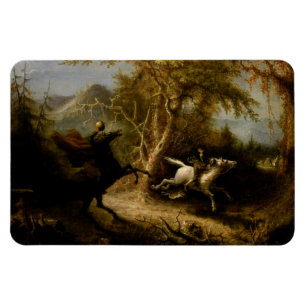 Headless Horseman Halloween Legend Sleepy Hollow Magnet