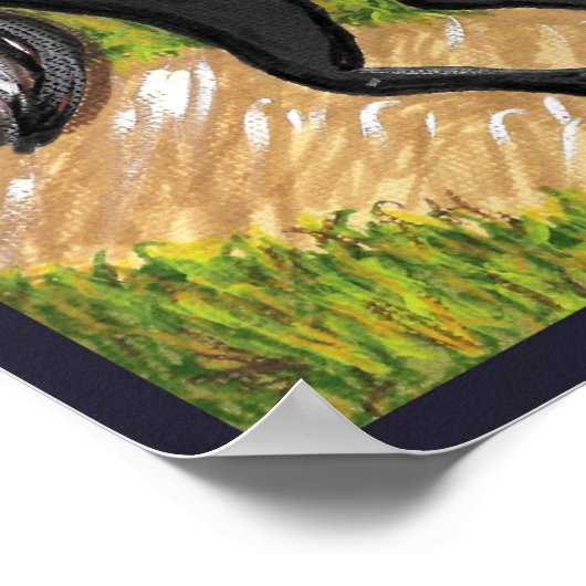 Headless Horseman Ichabod Crane Poster (Ecke)