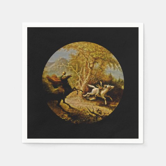 Headless Horseman of Sleepy Hollow Serviette (Vorderseite)