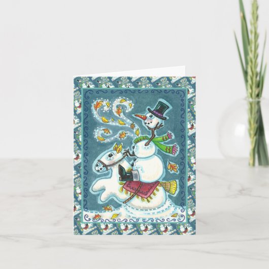 HEADLESS HORSEMAN SNOWMAN, XMAS / HALLOWEWEE Leere (Vorderseite)