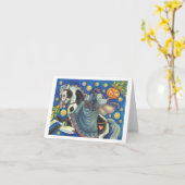 HEADLESS HORSEWOMAN GREETOMAN NOTE CARD Blank Karte (Gelbe Blume)