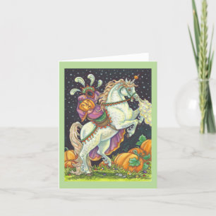 HEADLESS HORSEWOMAN GREETOMAN NOTE CARD Blank Karte