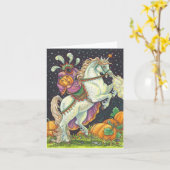 HEADLESS HORSEWOMAN GREETOMAN NOTE CARD Blank Karte (Gelbe Blume)