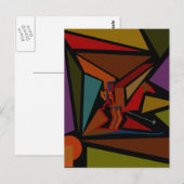 Headless-Skier-Postkarte Postkarte (Vorne/Hinten)
