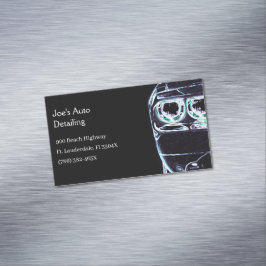 Headlight American Muscle Car Automotive Magnetische Visitenkarte