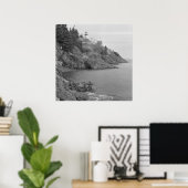 Headlight-Station der Eule Poster (Heimbüro)