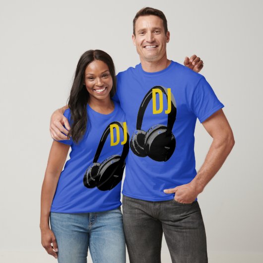 Headphone Pop Art DJ Disc Jockey Retro T-Shirt (Unisex)