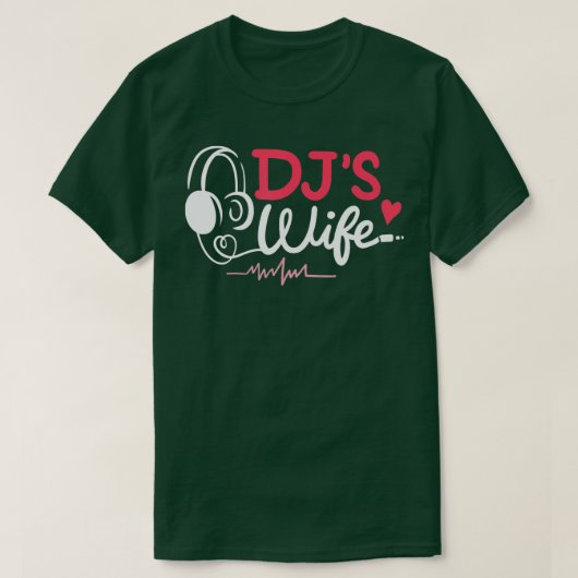 Headphones Disc Jockey Music Lover Funny DJs Ehefr T-Shirt (Design vorne)