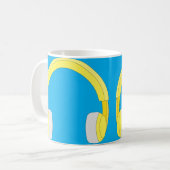 Headphones Kaffeetasse (Vorderseite Links)