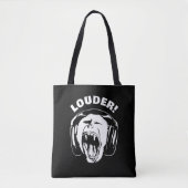 Headphones Monkey Loud Music Lover Tasche (Vorderseite)