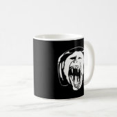 Headphones Monkey Music Lover Kaffeetasse (VorderseiteRechts)