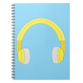 Headphones Notizblock (Vorderseite)