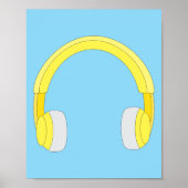 Headphones Poster (Vorne)