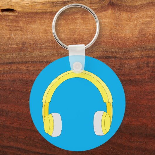 Headphones Schlüsselanhänger (Rückseite)