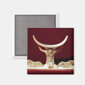 Headrest mit Shu, dem ägyptischen Gott der Luft Magnet (Vorderseite/Rückseite)