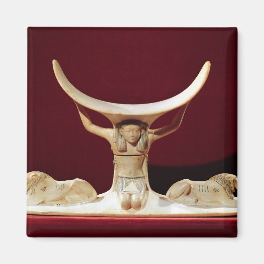 Headrest mit Shu, dem ägyptischen Gott der Luft Magnet (Vorne)