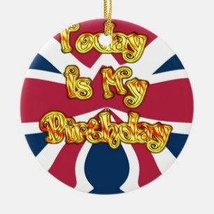 Heads UP-Hakuna Matata Heute ist mein Geburtstag.j Keramik Ornament