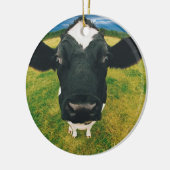 Headshot der friesischen Kuh Keramik Ornament (Links)