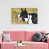 Headshot der Grenzflächendecke 2 Leinwanddruck (Insitu (Wohnzimmer))