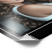 Headshot des Borderline-Akteurs 8x10 | QR-Code Fotodruck (Ecke)