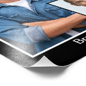 Headshot des Strichzeilenträgers 8x10 Fotodruck (Ecke)