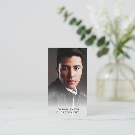 Headshot Foto Social Media Fotograf Vertikal Visitenkarte (Stehend Vorderseite)
