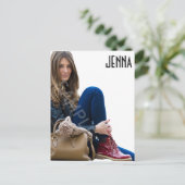 Headshot-Karten für Entertainer Postkarte (Stehend Vorderseite)