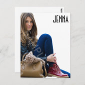 Headshot-Karten für Entertainer Postkarte (Vorne/Hinten)