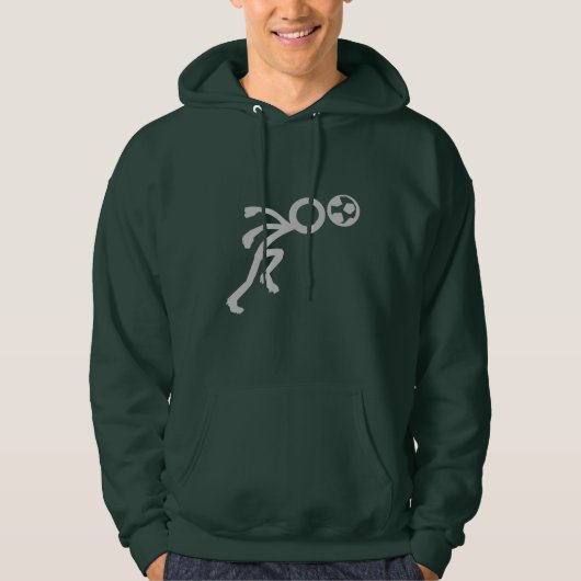 Headshot Men Soccer Hoody (Vorderseite)