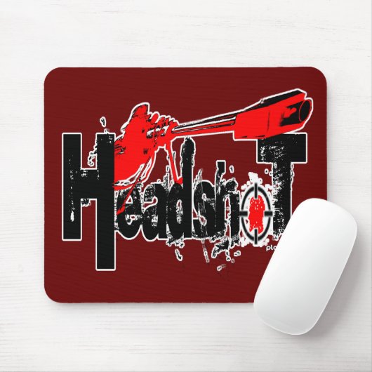 Headshot!  Mousepad (Mit Mouse)