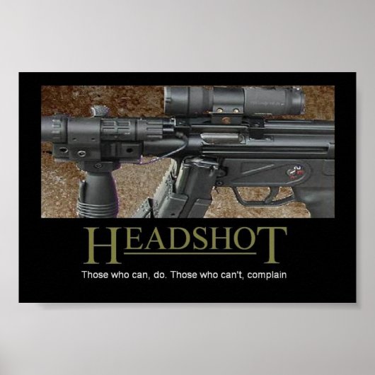 Headshot Poster (Vorne)