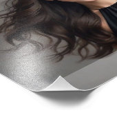 Headshot Prints 8x10 Horizontal White Gradient Fotodruck (Ecke)