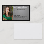 Headshot-Visitenkarte-Modelle oder Schauspieler Visitenkarte (Vorne/Hinten)