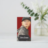 Headshot-Visitenkarte-Schauspieler u. Modelle Visitenkarte (Stehend Vorderseite)