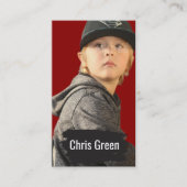 Headshot-Visitenkarte-Schauspieler u. Modelle Visitenkarte (Vorderseite)