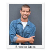 Headshots für Casting-Calls - 8 x 10-Schauspiel-Pr Fotodruck (Vorne)