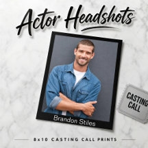 Headshots für Casting-Calls - 8 x 10-Schauspiel-Pr