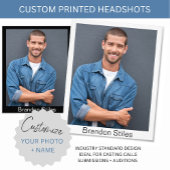 Headshots für Casting-Calls - 8 x 10-Schauspiel-Pr Fotodruck