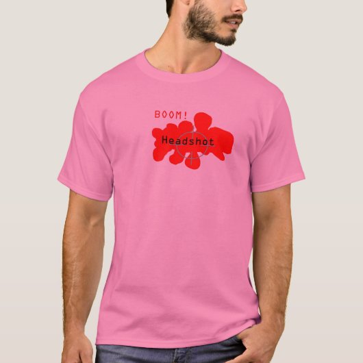 Headshotted das n00b T-Shirt (Vorderseite)