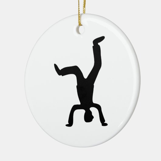 Headstand Keramikornament (Links)