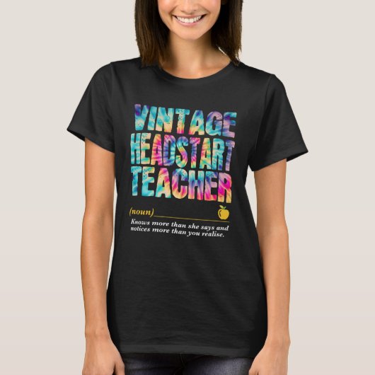 Headstart Teacher Appreciation Week Back to School T-Shirt (Vorderseite)
