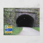 Headstone Tunnel, Derbyshire, England. Postkarte (Vorderseite)