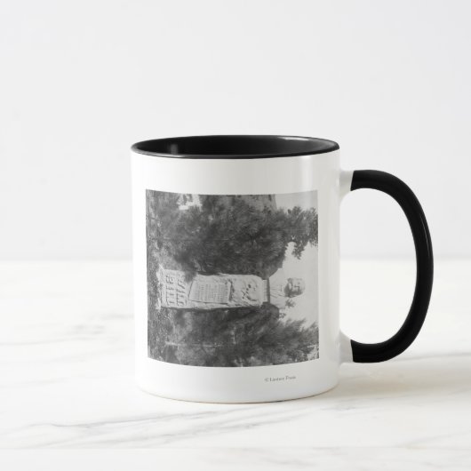 Headstone von Wild Bill Hickocks Grave Fotograp Tasse (Rechts)