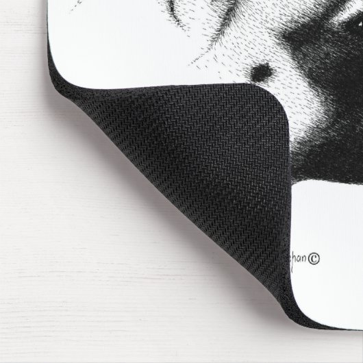 HEADwhite Mousepad (Ecke)
