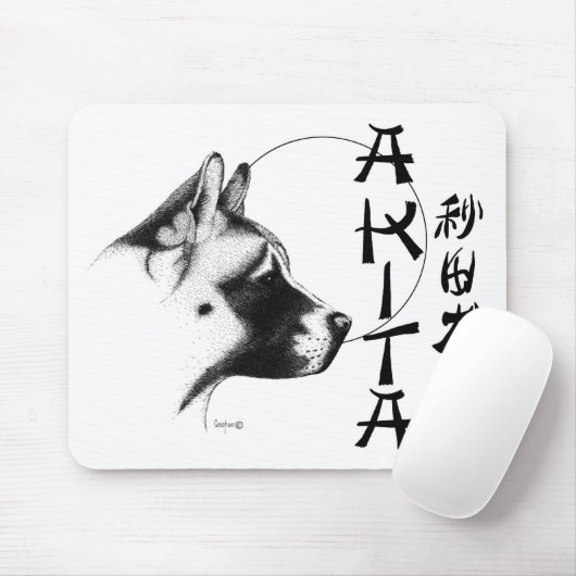 HEADwhite Mousepad (Mit Mouse)