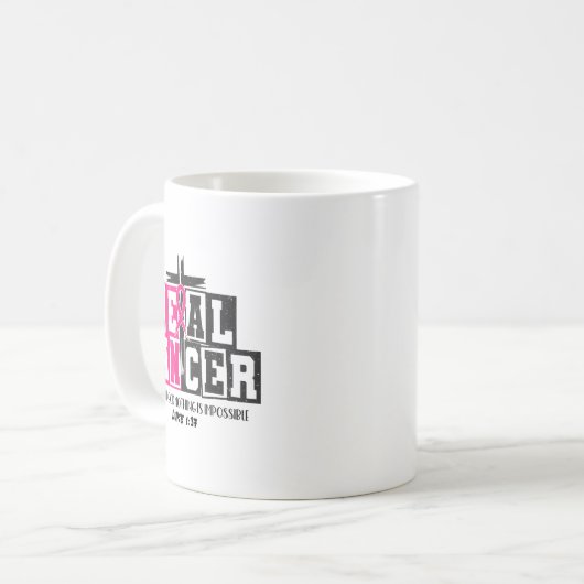 Heal Cancer Christian Believe God Breast Cancer Aw Kaffeetasse (Vorderseite Links)